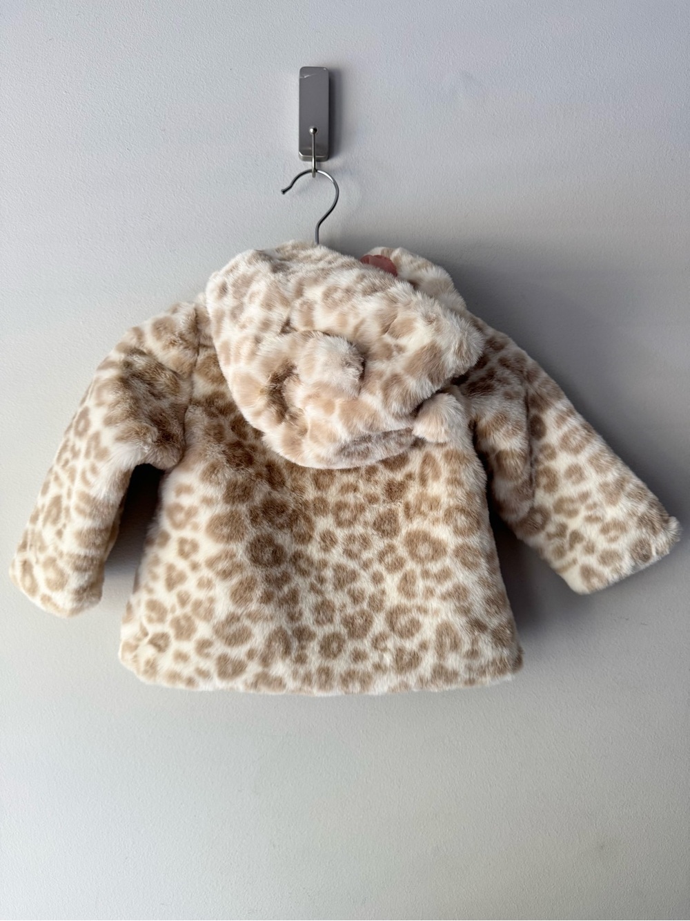 Catherine Malandrino Cheetah Print Hooded Peacoat - Picture 4 of 7